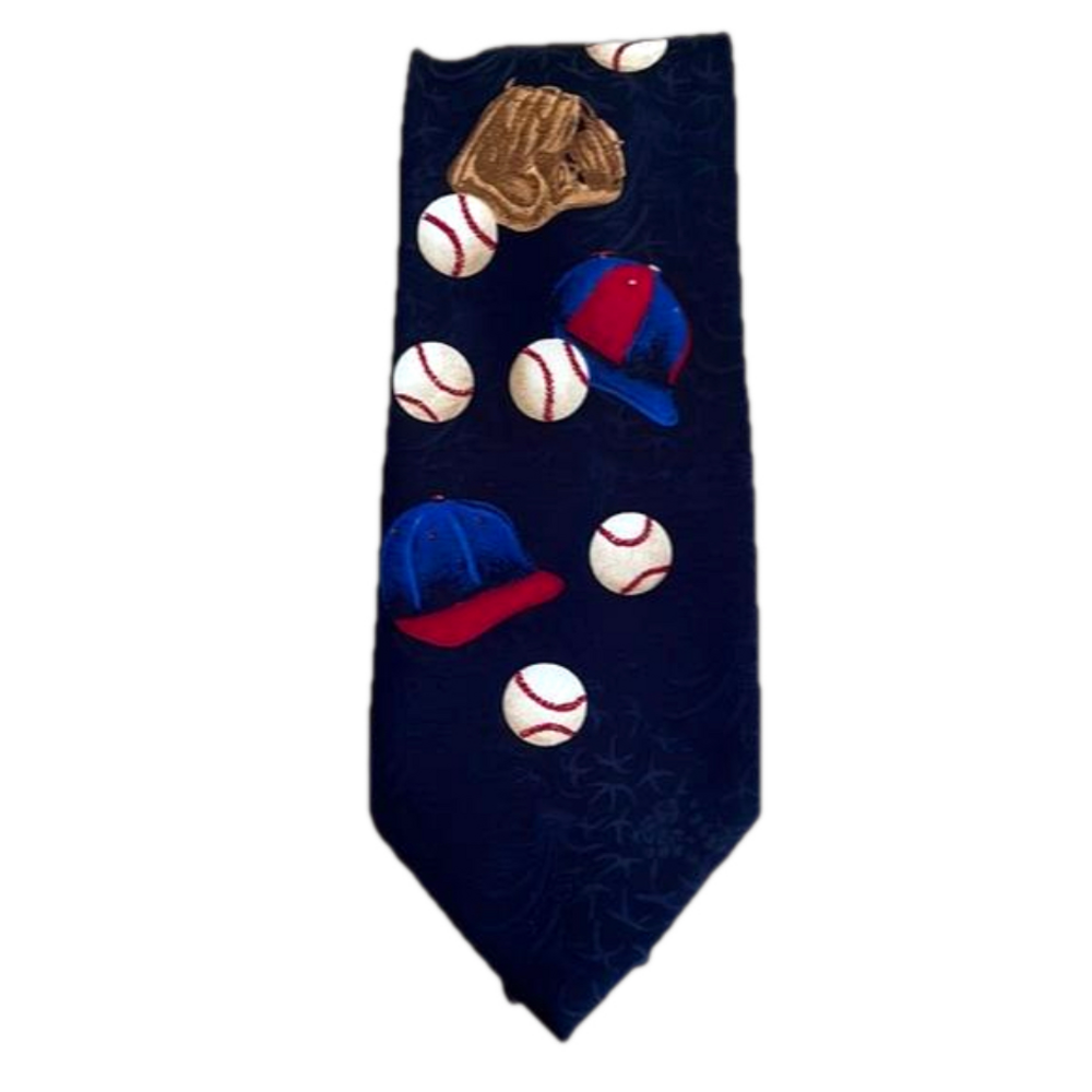 Baseball Polyester Tie
